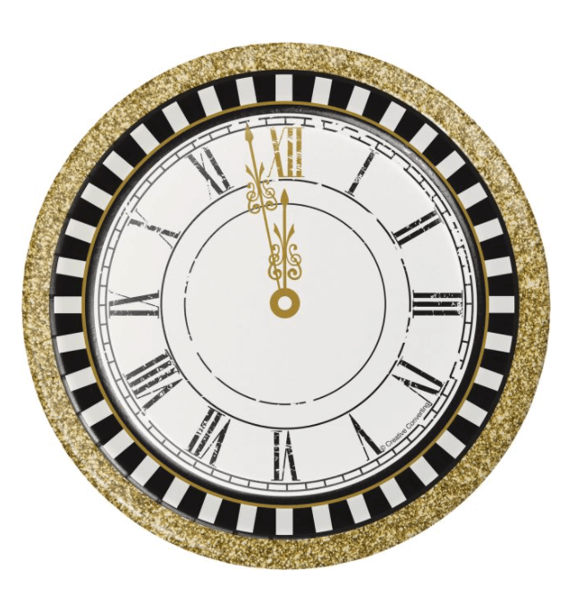 new year's eve party decor_clock