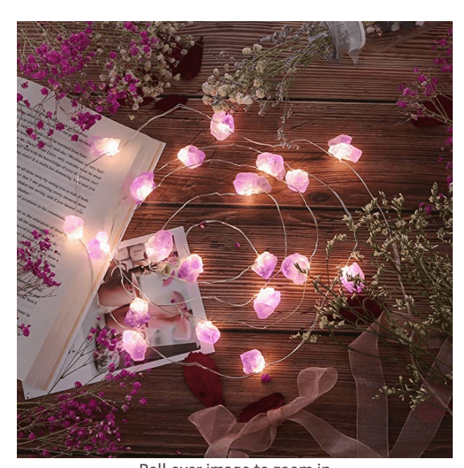 string lights for valentine’s day home decor