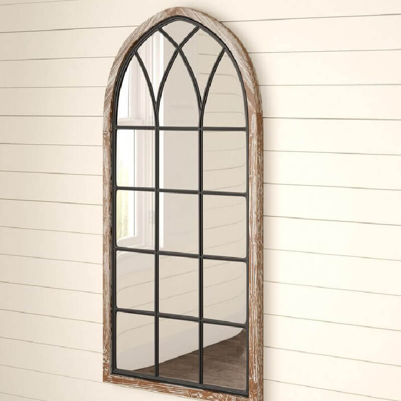 Beautiful Farmhouse Arch Mirror, Arched Mirrors That Look Like Windows