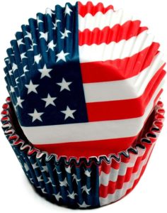 american flag cupcake holders