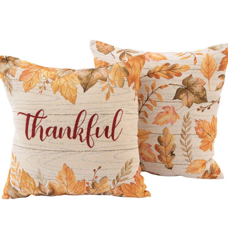 fall leaves pillows