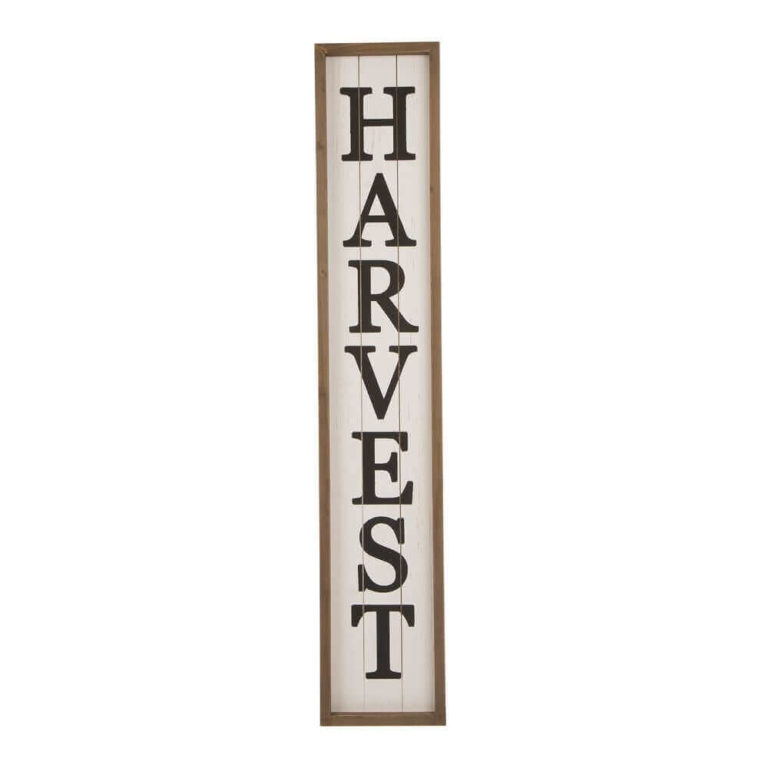 harvest front door sign fall home decor ideas