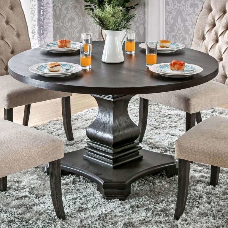 round modern dining tables