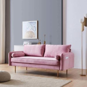 pink couch